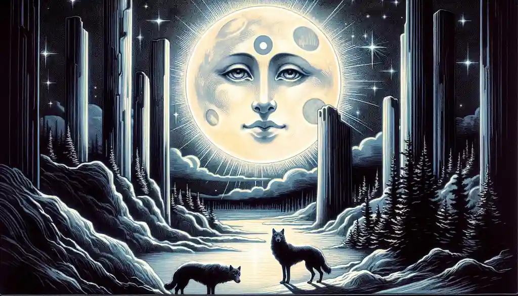 la luna en las cartas del tarot