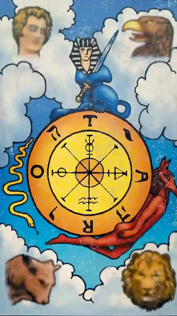 la rueda de la fortuna carta del tarot